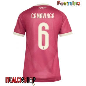 Real Madrid Eduardo Camavinga #6 Terza Maglia Femmina 2026-27 Manica Corta